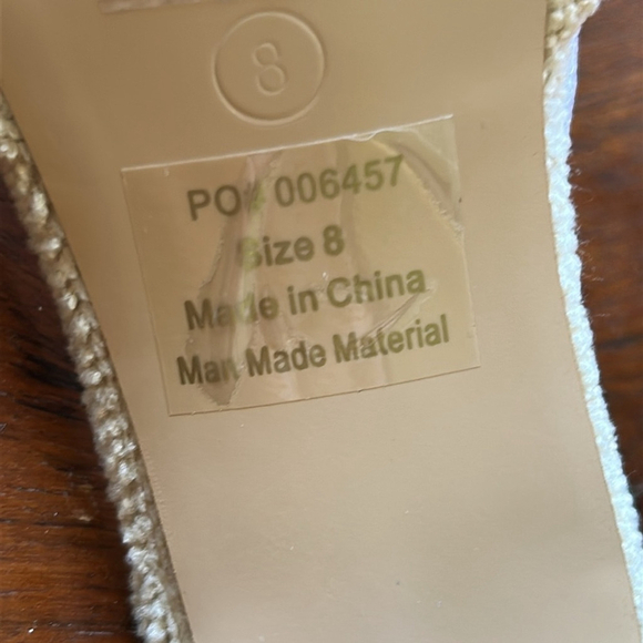 Terry Cloth Tan Women's Heels Kitten Heels Preppy Open Toe Sandals Toweling 2025 - Picture 14 of 15